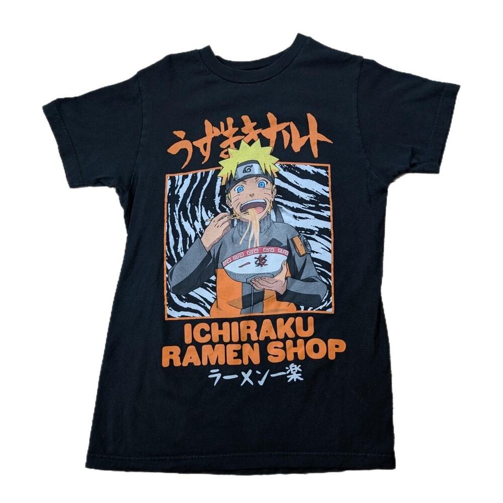 Bioworld Naruto Shippuden Mens' Anime Shirt Ichiraku Ramen Shop Adult T-Shirt